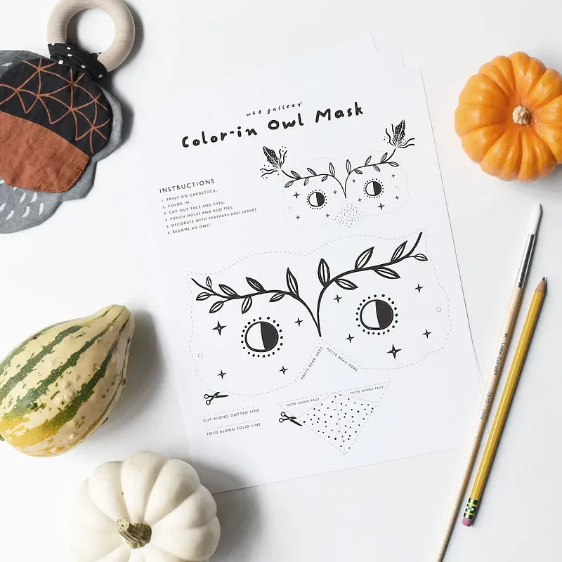 下載後裡面除了面具還有四個活動 HALLOWEEN ACTIVITIES FOR KIDS
