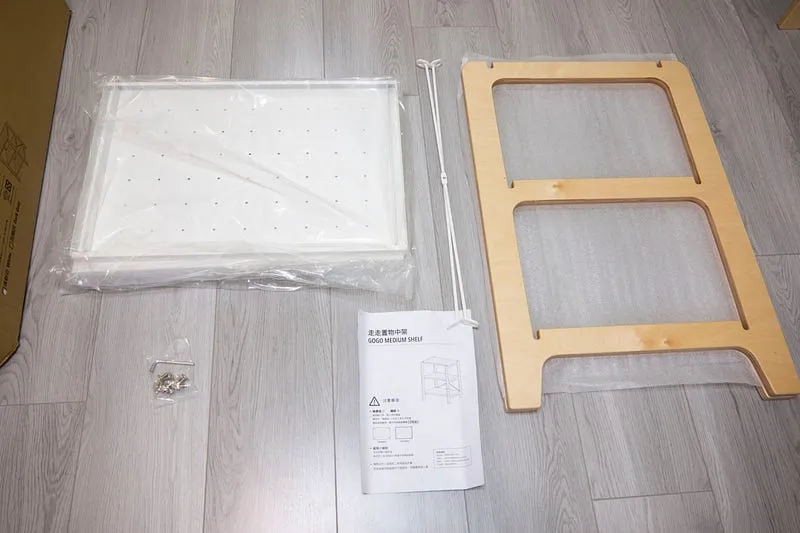 我負責的置物中架很簡單8分鐘搞定 也是我目前最愛的品項!